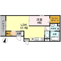 ディアコート住吉本町の物件間取画像